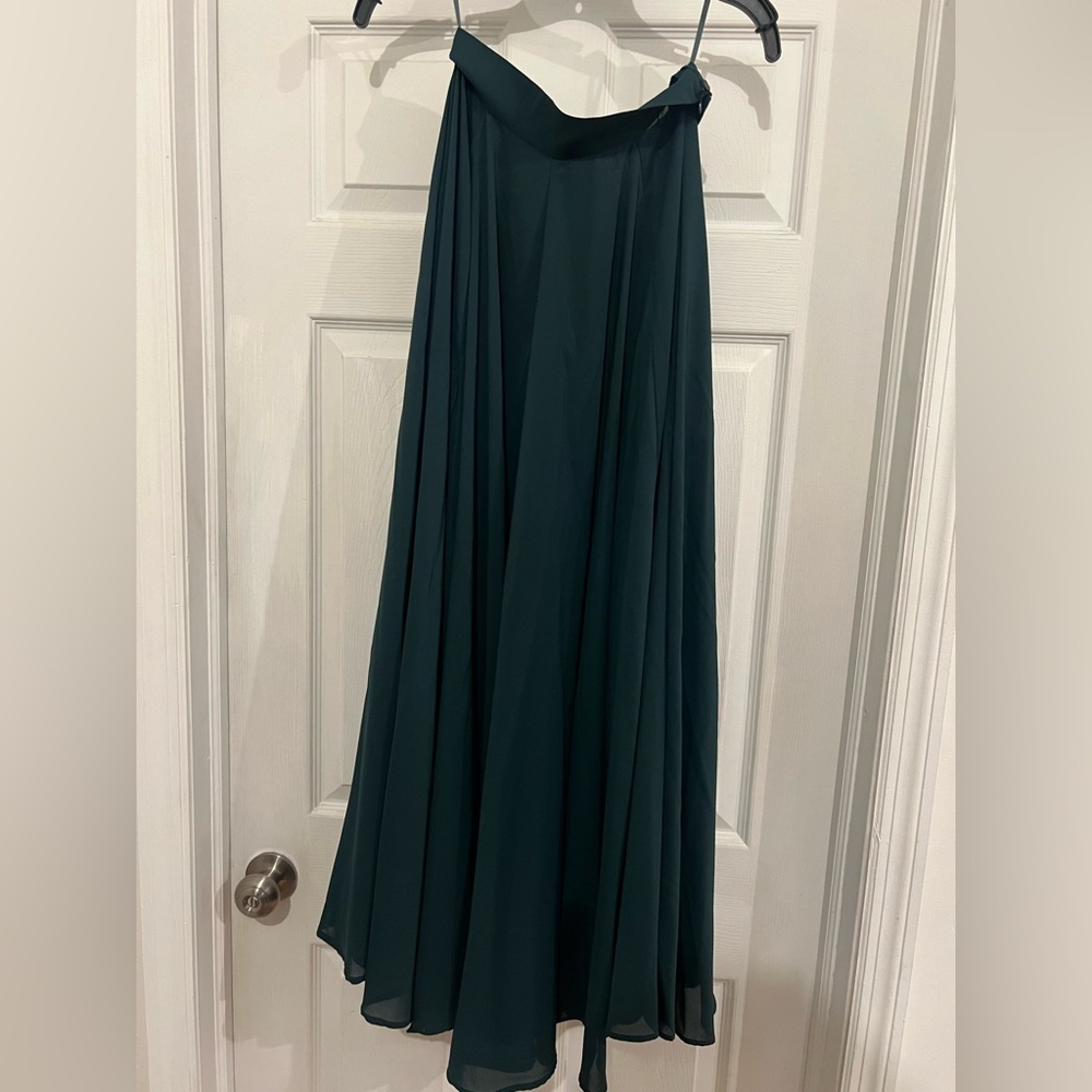 Emerald Green Ball Gown Skirt